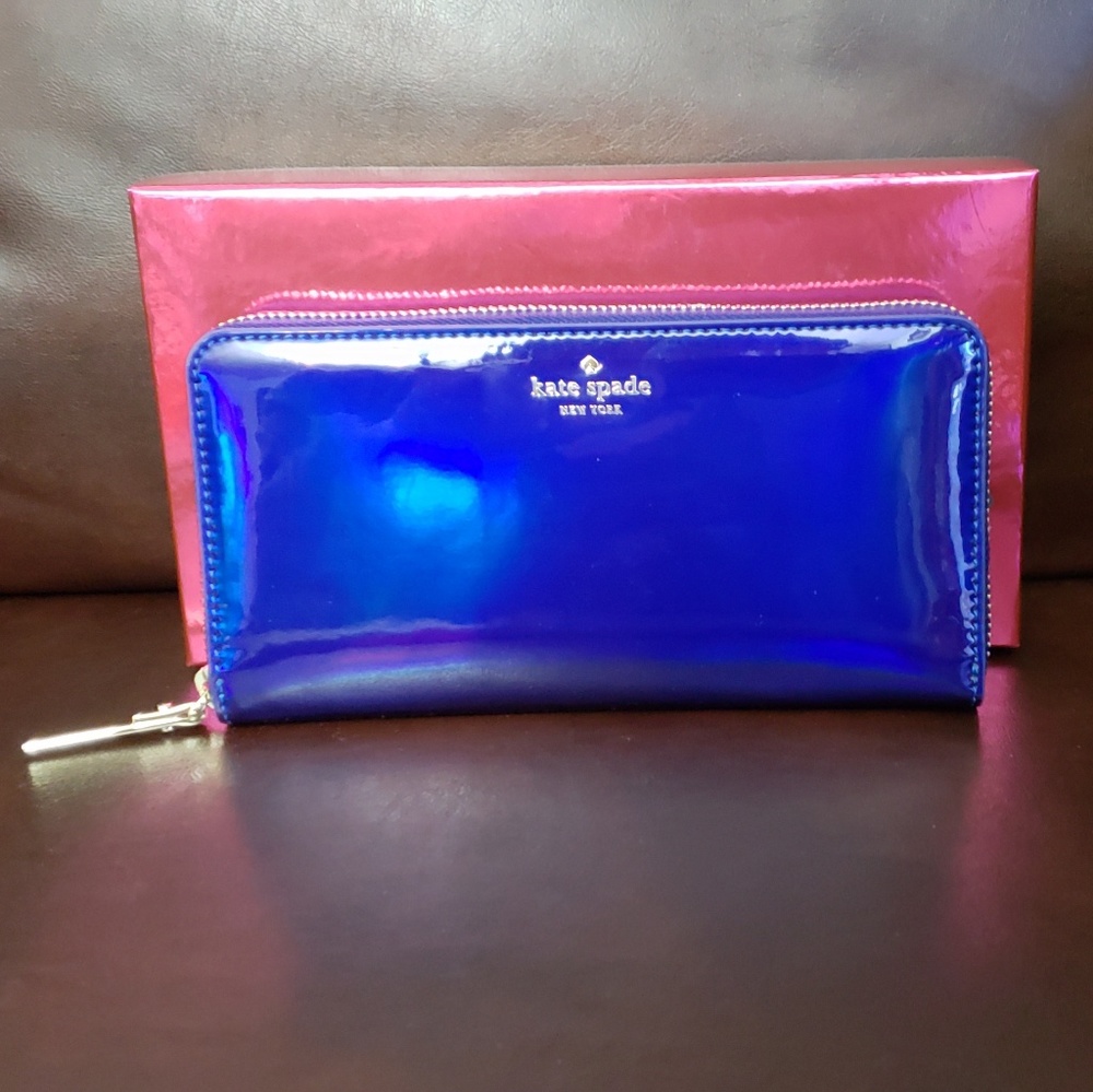 Kate Spade rainer lane iridescent lacey wallet